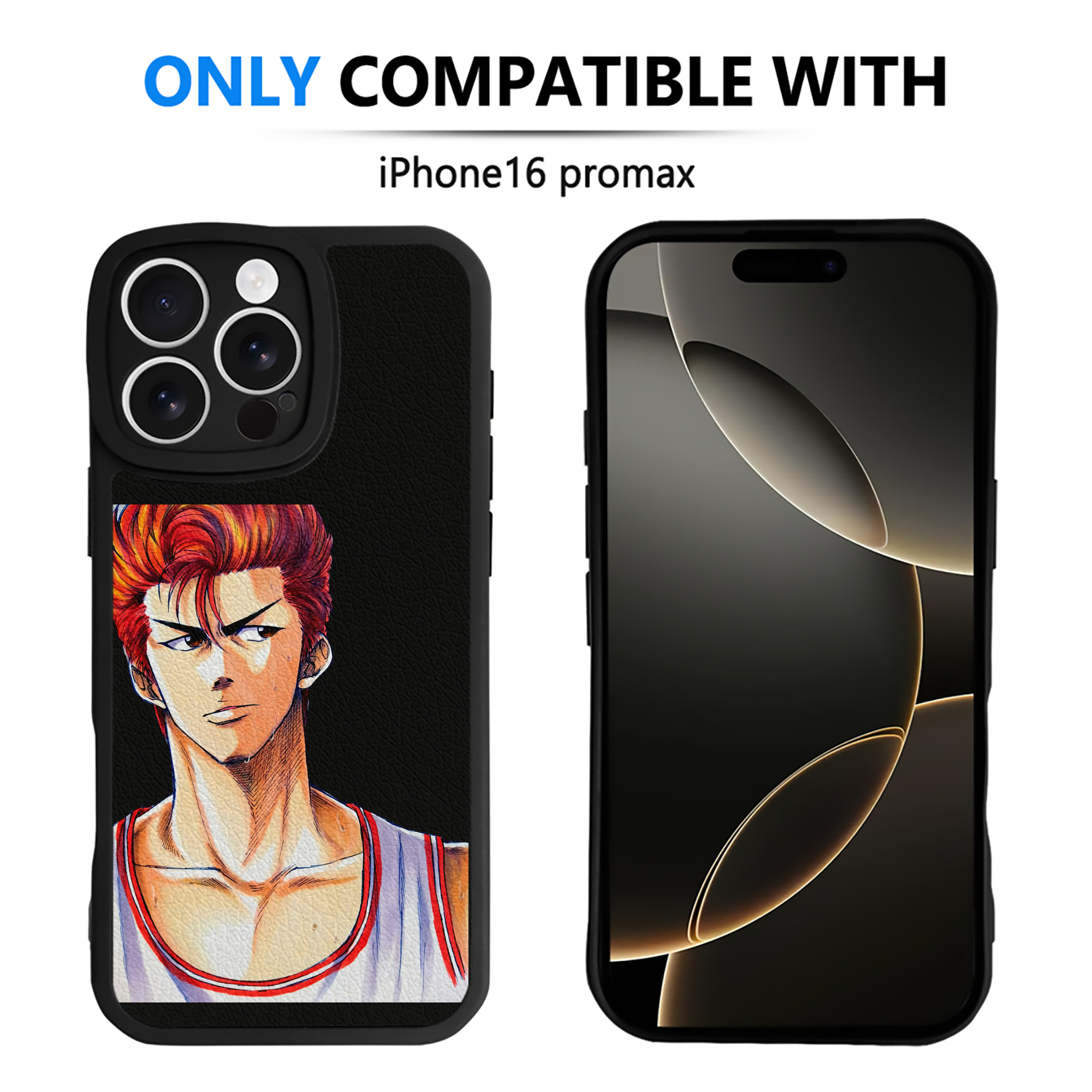 （画像用） SLAM DUNK／スラムダンク 【iPhone 16シリーズ対応】シリコンスマホケース（レザー調） 材質：シリコン